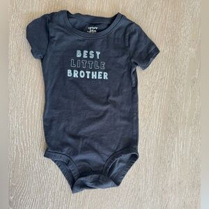 Carter’s “Best Little Brother” Onesie, size 24 months